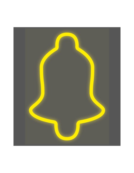 Figura flexiled campana blanco calido 71 cm