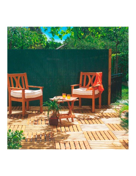 Cañizo pvc verde doble cara 1 x 3 m