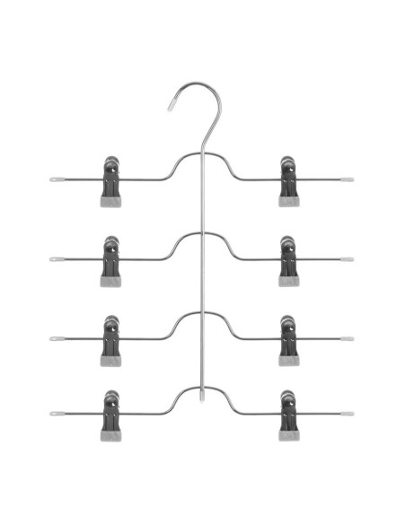 Percha pinza múltiple para pantalones 32,5 x 37,6 cm