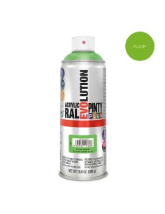 Pintura acrílica spray evolution 520 cc f136 fluor verde 300 g