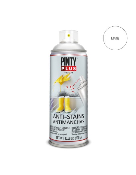 Pintura en spray tech 520 cc antimanchas x101 blanco