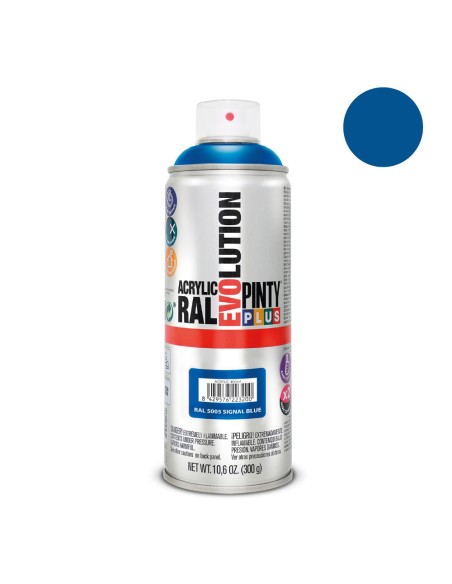 Pintura acrílica spray evolution 520 cc ral 5005 sigal blue 300 g