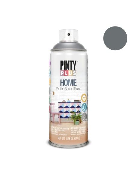Pintura acrílica spray home water-based 520 cc thundercloud grey hm418