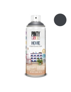 Pintura acrílica spray home water-based 520 cc black hm438