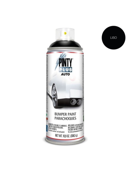 Pintura en spray auto 520 cc bumper liso bl104 negro