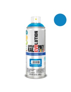 Pintura acrílica spray evolution water-based 520 cc ral 5015 azul celeste