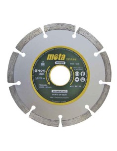 Disco diamantado segmentado laser ø125 mm