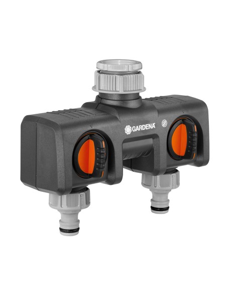 Distribuidor de 2 vías con adaptador