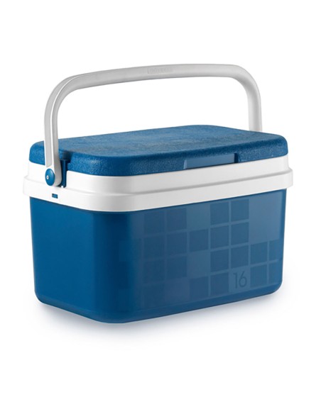 Nevera de camping 16 l color azul modelo campos 43 x 29 x 25,5 cm