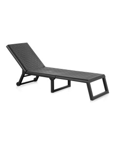 Tumbona plegable dream color wengue con ruedas 58 x 42 x 199 cm