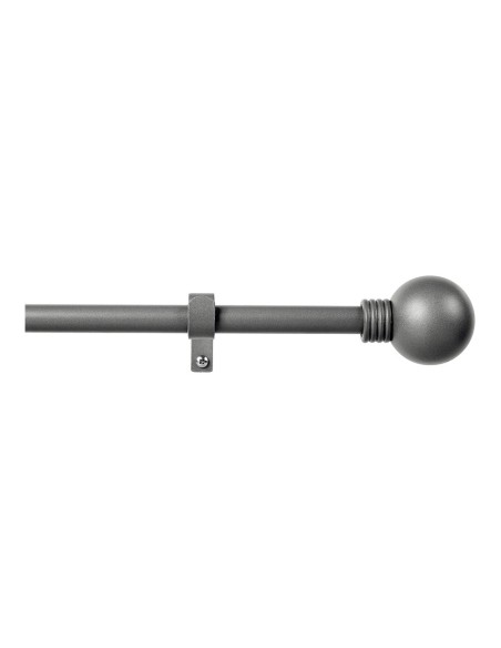 Kit barra cortina anillo extensible de 160 a 300cm plomo cintacor - storplanet
