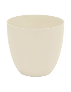 Maceta inyección cuenco ø38cm color ecru