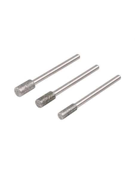 Muelas de diamante cilíndricas, set 3 uds