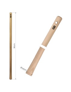 Mango de madera de eucaliptus para pico, amp9046, ø4,6 cm x 90 cm