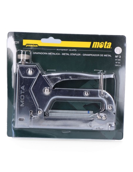 Grapadora premium n° 3 + grapas 6 mm