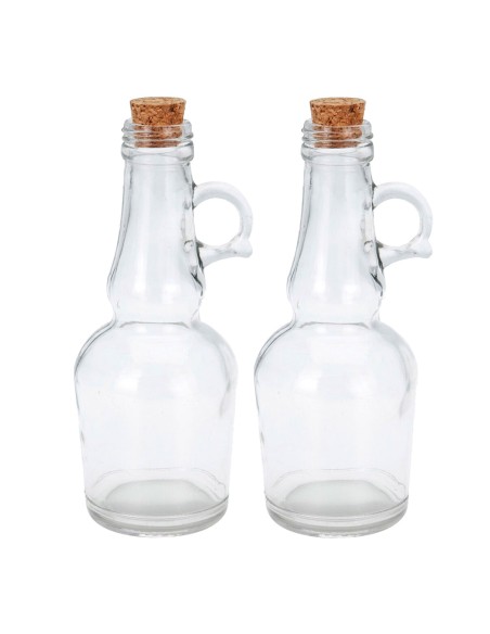Aceitera y vinagrera de cristal 250 ml