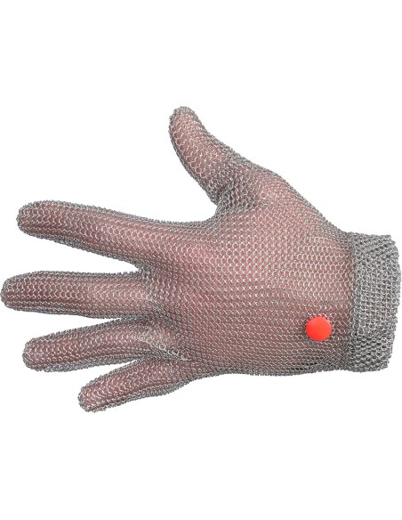 Guante malla de acero inoxidable, t-m