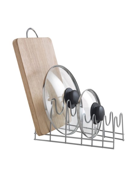 Soporte lido para platos, tapaderas y tablas de corte 29 x 50 x 17 cm