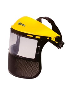 Visera de proteccion con rejilla de nylon y visor de policarbonato 7199000023