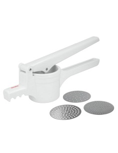 Prensapatatas con 3 discos inoxidables 36 cm