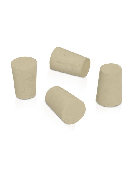 Tapones de corcho cónicos colores surtidos 10 uds