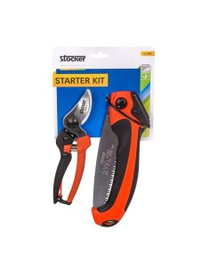 Starter kit de poda serrucho art. 1419 y tijera art. 323 stocker