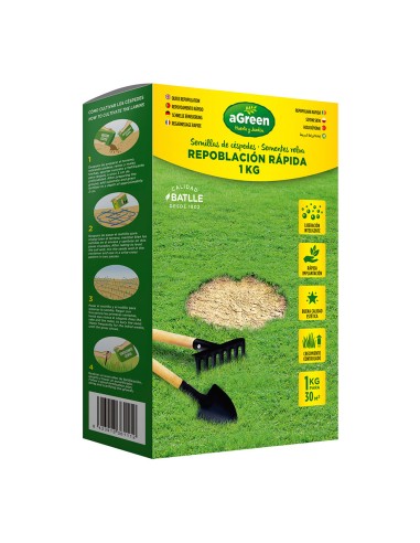 Césped repoblación rápida 1 kg
