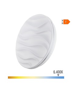 Aplique super led de superficie modelo desert 24 w 6500 k 2490 lm ø38 x 7 cm