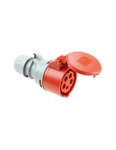 Base aerea cetac 3p+n+t roja 32a 400v~ ip44