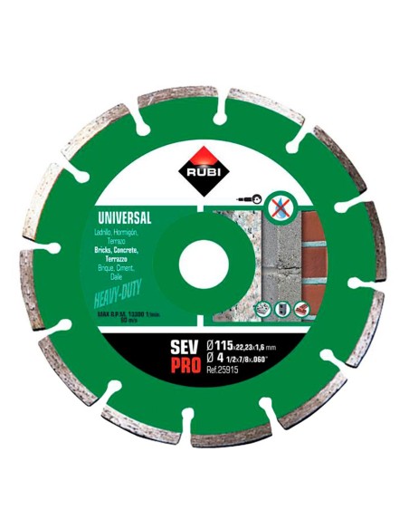 Disco diamantado sev pro ø115 mm