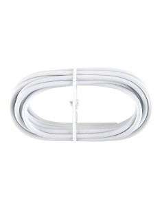 Cable plastificado blanco (gusanillo) 3m portavisillo pv025 cintacor - storplanet