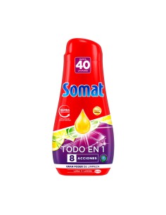 Lavavajillas gel todo en 1 limon 40 lavados