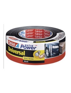 Cinta americana extra power universal negra 50 mm x 50 m
