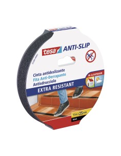 Cinta antideslizante negra 25 mm x 15 m