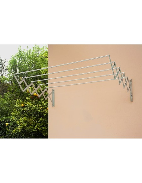 Tendedero de aluminio, tendido 100 cm