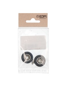 Blister con 2 rodamientos para mampara rd1 ø26mm ne 91338 edm