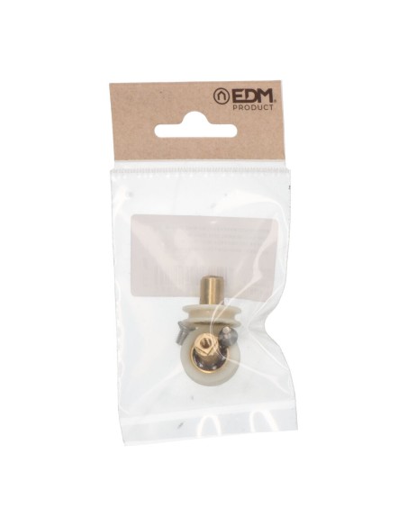 Blister con 2 rodamientos para mampara tubo rd2 ø22x6mm blister 91797 edm