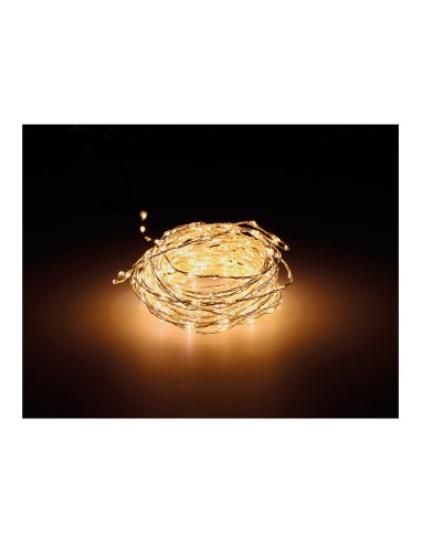 Guirnalda micro led, 567 leds, multifunción, luz cálida, exterior, 9 m