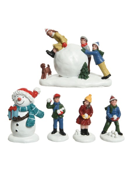 Pack 5 figuras poliresina modelos varios