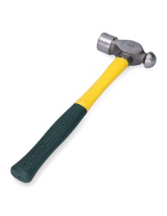 Martillo bolita pulido con mango de fibra de vidrio, 600 g