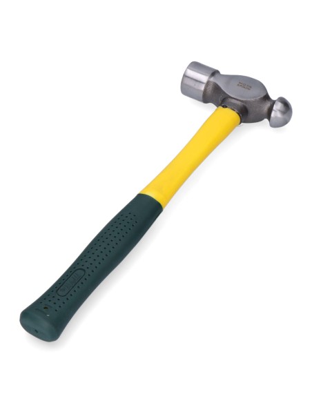 Martillo bolita pulido con mango de fibra de vidrio, 600 g
