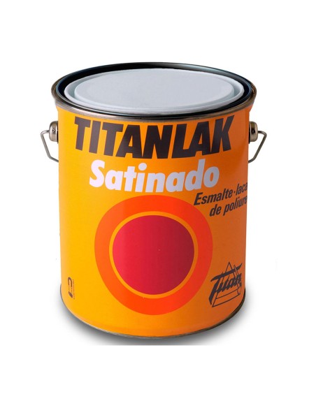 Esmalte laca poliuretano titanlak blanco satinado 4 l