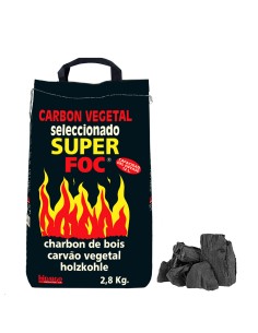 Bolsa de carbón vegetal 2,8 kg
