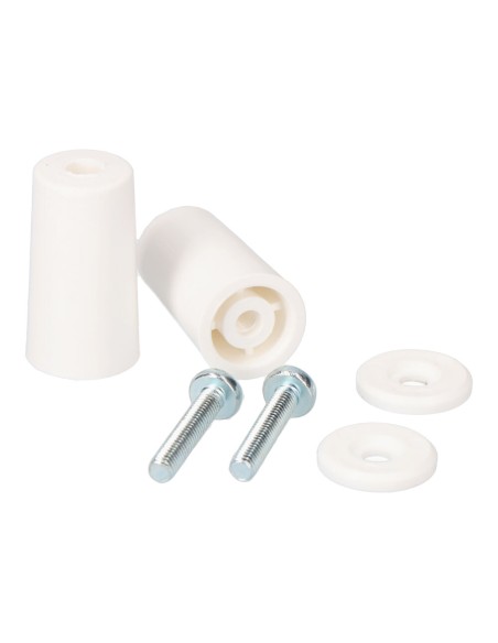 Topes para persiana blanco 40 mm largo, 2 unidades