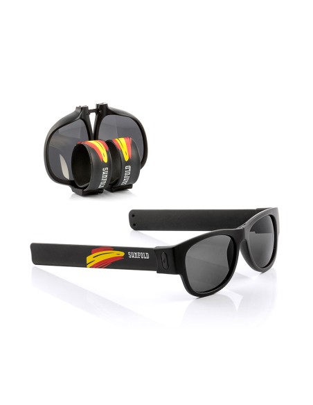 Gafas de sol enrollables sunfold eurocopa spain black innovagoods