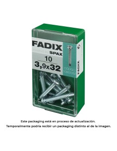 Caja s 10 unid. tornillo rosca chapa cr autot. 3,9x32mm fadix