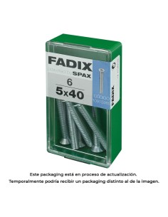 Caja s 6 unid. tornillo metrica cp m 5x40mm fadix