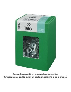 Caja l 50 unid. tuerca mariposa cinc m 6 fadix