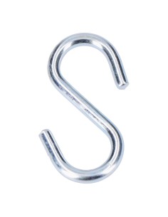 Gancho en forma de s 60 mm zincado, 2 uds