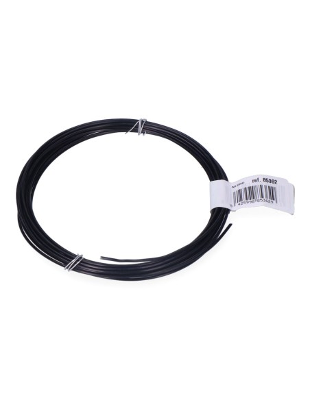 Alambre aluminio negro, calibre ø1,5 mm x 5 m